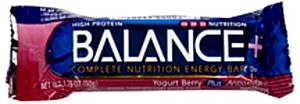 1 Bar Balance Bar+, Yogurt Berry Plus Antioxidants
