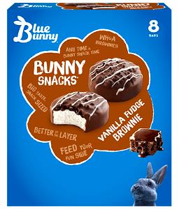 1 bar Bunny Snacks Vanilla Fudge Brownie