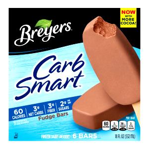 1 Bar Ice Cream Bar, Fudge, Low Carb