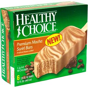 1 Bar Ice Cream Bar, Mocha Fudge Swirl