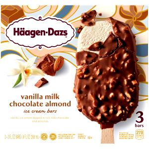 1 Bar Ice Cream Bar, Vanilla & Almonds