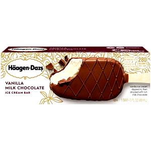 1 Bar Ice Cream Bar, Vanilla Milk Chocolate, Low Carb