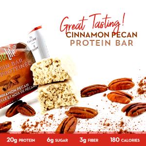 1 Bar Cereal Bar, Cinnamon Pecan