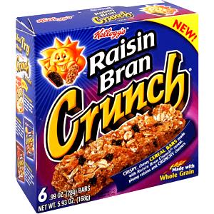 1 Bar Cereal Bar, Raisin Bran Crunch