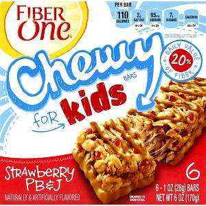 1 Bar Chewy Bars, Chewy Strawberry PB&J