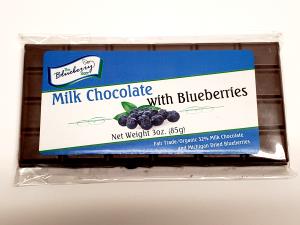 1 Bar Chocolate Bar, Milk, Blueberry Almond, Large