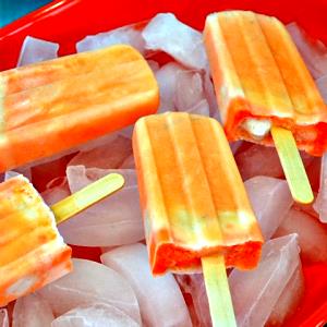 1 Bar Dessert Bar, Orange, Frozen