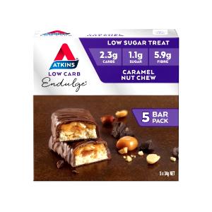 1 Bar Endulge Caramel Nut Chew, Low Carb