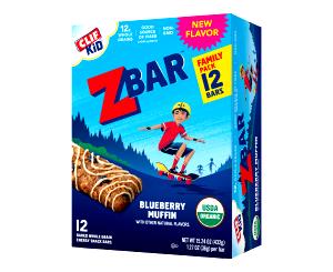 1 Bar Energy Bar, Clif Kid Organic Zbar, Blueberry