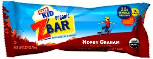 1 Bar Energy Bar, Clif Kid Organic Zbar, Honey Graham