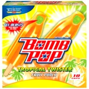 1 Bar Gel Blast, Tropical Twister Bomb Pop