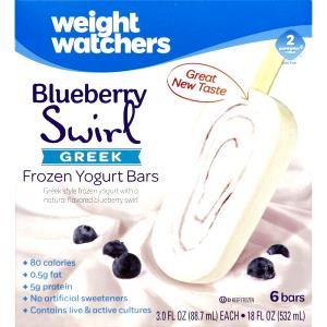1 bar Greek Frozen Yogurt Blueberry Swirl