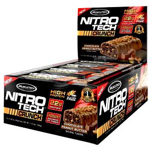 1 bar Nitro-Tech Hardcore Peanut Butter Protein Bar