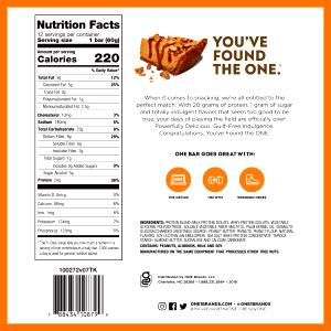 1 Bar Nutrition Bar, Peanut Crunch