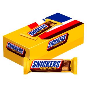 1 Bar Peanut Butter Chocolate Candies Singles