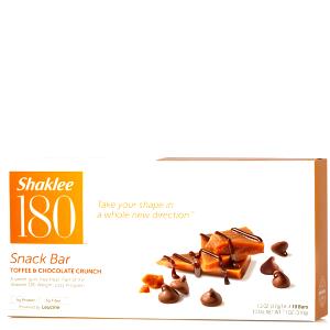 1 bar Shaklee 180 Snack Bar Toffee & Chocolate Crunch