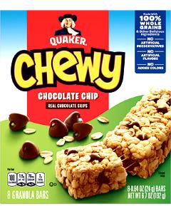 1 Bar Snack Bar, Chocolate Chip
