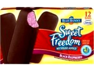 1 bar Sweet Freedom Black Raspberry Ice Cream Bars