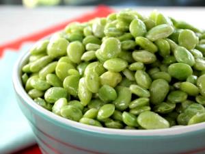 1 Bean Cooked Immature Lima Beans (from Frozen)
