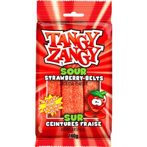 1 belt (10 g) Tangy Zangy Sour Belts - Strawberry