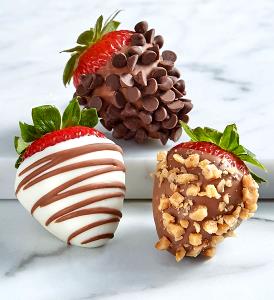 1 berry (76 g) Gourmet Dipped Fancy Strawberries