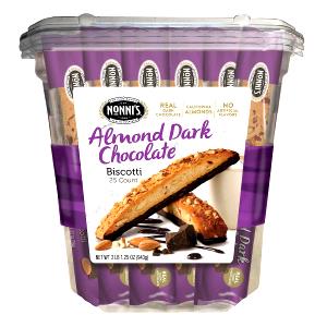 1 biscotti (38 g) Almond Dark Chocolate Biscotti (38g)