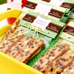 1 biscotti Sugar Free Chocolate Chip Almond Biscotti