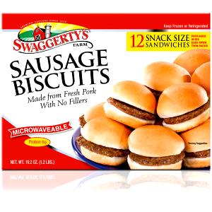 1 biscuit (122 g) Sausage Biscuit