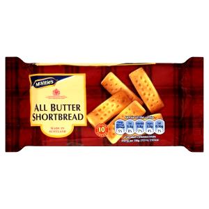 1 biscuit (20 g) All Butter Shortbread