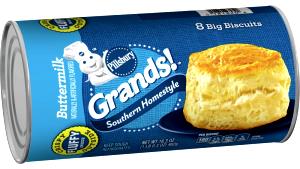 1 biscuit (34 g) Biscuits Grands! Jr. Golden Homestyle - Buttermilk