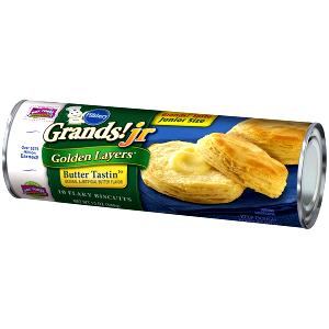 1 biscuit (34 g) Grands! Jr. Golden Layers Butter Tastin