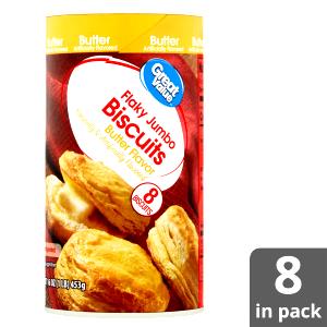 1 biscuit (57 g) Jumbo Biscuits Flaky Butter