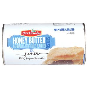 1 biscuit (57 g) Jumbo Biscuits Honey Butter