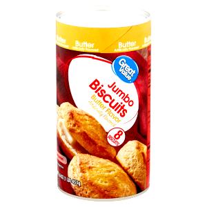 1 biscuit (57 g) Jumbo Butter Flavored Biscuits