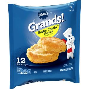 1 biscuit (59 g) Freezer to Oven Grands! Biscuits - Butter Tastin