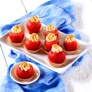 1 bite (124 g) Strawberry Cheesecake Bites