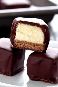 1 bite (19 g) New York Style Chocolate Cheesecake Bites