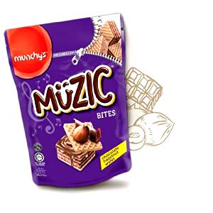 1 bite (28 g) Hazelnut + Chocolate Bites