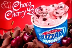 1 blizzard (382 g) Choco Cherry Love Blizzard (Medium)