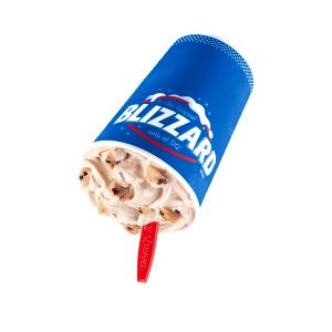 1 Blizzard Chocolate Chip Cookie Dough Blizzard