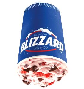 1 blizzard Raspberry Fudge Bliss Blizzard (Medium)
