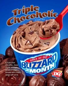 1 blizzard Triple Chocoholic Blizzard (Small)