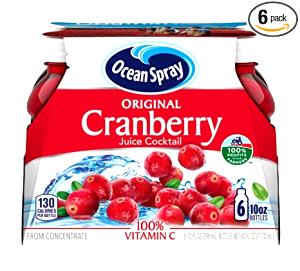 1 bottle (10 oz) Cranberry Juice Cocktail (10 oz)