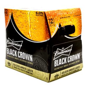 1 bottle (12 oz) Budweiser Black Crown