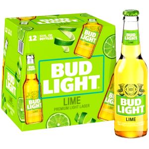 1 bottle (12 oz) Budweiser Light Lime Beer