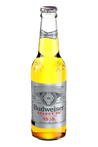 1 bottle (12 oz) Budweiser Select 55 Premium Light Beer