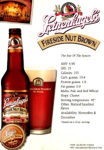 1 bottle (12 oz) Fireside Nut Brown Beer