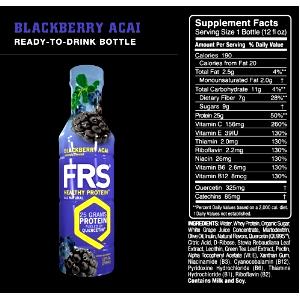 1 bottle (12 oz) Healthy Protein - Blackberry Acai