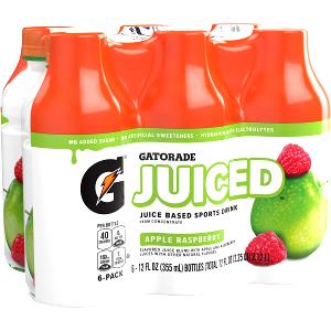 1 bottle (12 oz) Juiced Apple Raspberry
