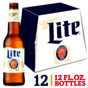 1 bottle (12 oz) Lite Beer (Bottle)